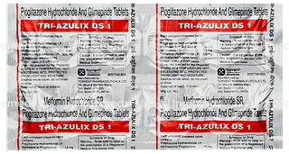 Tri Azulix Ds 1/500/15 MG Tablet Sr 10