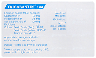 Trigabantin 100 Tablet 10