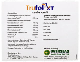 Trufol Xt Capsule 15