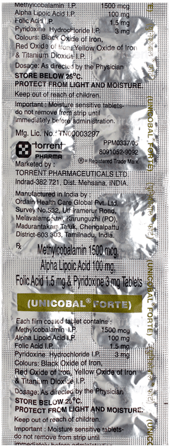 Unicobal Forte Tablet 10 Unicobal Forte Tablet 10