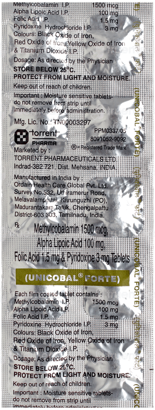 Unicobal Forte Tablet 10