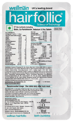 Wellman Hairfollic Tablet 10 Wellman Hairfollic Tablet 10