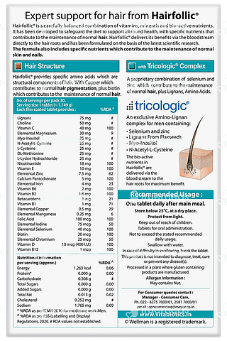 Wellman Hairfolic Tablet 30