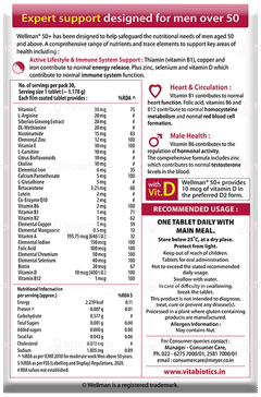 Wellman 50+ Tablet 30