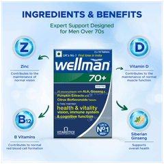 Wellman 70+ 3 Pack Of 10 Tablets