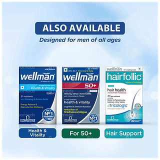 Wellman 70+ 3 Pack Of 10 Tablets