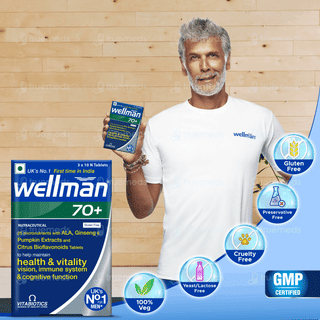 Wellman 70+ 3 Pack Of 10 Tablets
