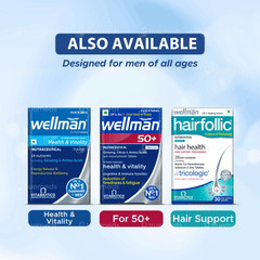 Wellman 70+ 3 Pack Of 10 Tablets
