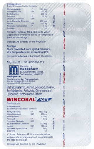 Wincobal Forte Tablet 10