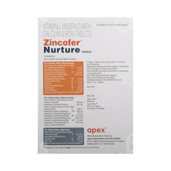 Zincofer Nurture Tablet 30 Zincofer Nurture Tablet 30