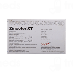 Zincofer Xt Tablet 10