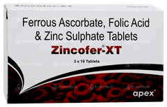 Zincofer Xt Tablet 10