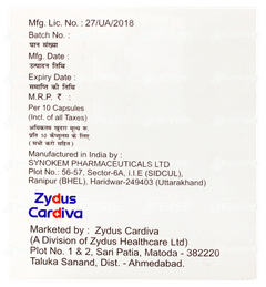 Zyrova Gold 20 Capsule 10