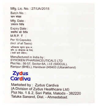 Zyrova Gold 20 Capsule 10