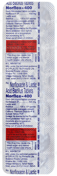 Norflox 400 Tablet 10
