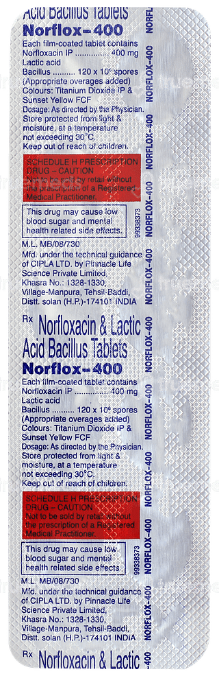 Norflox 400 Tablet 10