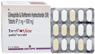 Isryl M 1 Forte Tablet 15