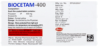 Biocetam 400 Tablet 10