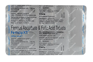 Fericip Xt 100/1.5 MG Tablet 10