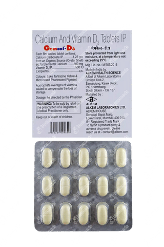 Gemcal D3 Tablet 15