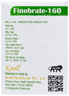 Finobrate 160 Tablet 10