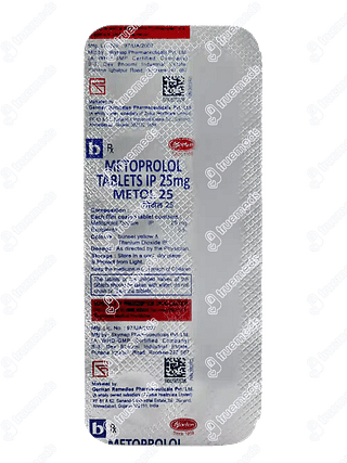 Metol 25 MG Tablet 10