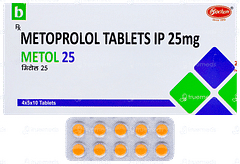 Metol 25 Tablet 10