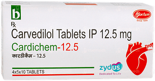 Cardichem 12.5 Tablet 10