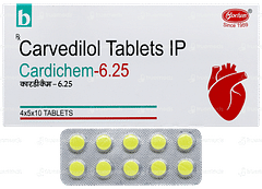 Cardichem 6.25 Tablet 10