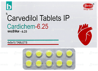 Cardichem 6.25 Tablet 10