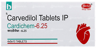 Cardichem 6.25 Tablet 10