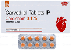 Cardichem 3.125 Tablet 10