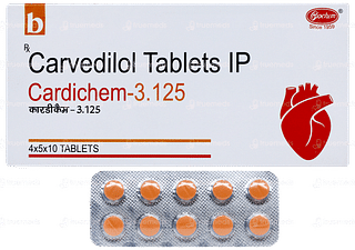 Cardichem 3.125 Tablet 10