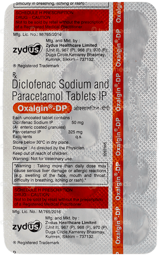 Oxalgin Dp Tablet 15