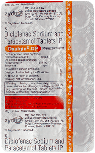 Oxalgin Dp Tablet 15