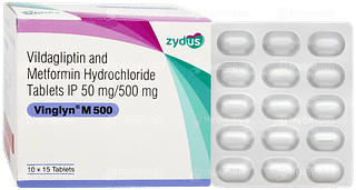 Vinglyn M 500 Tablet 15