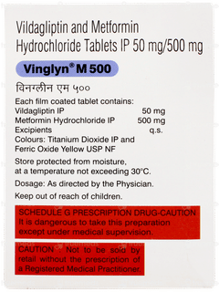 Vinglyn M 500 Tablet 15 Vinglyn M 500 Tablet 15