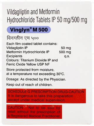Vinglyn M 500 Tablet 15