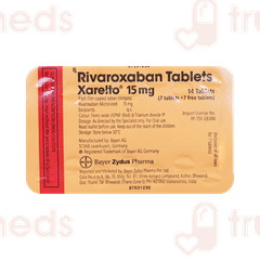 Xarelto 15Mg Tablet 14 Xarelto 15Mg Tablet 14