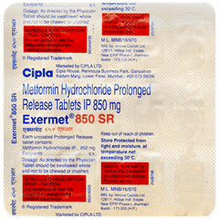 Exermet 850 Sr Tablet 15