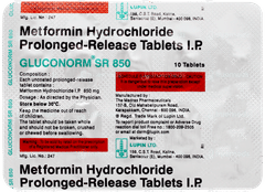 Gluconorm Sr 850 Tablet 10