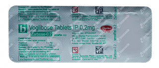 Zarbose 0.2 MG Tablet 10