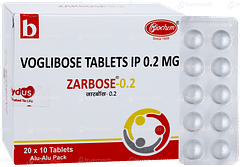 Zarbose 0.2 Tablet 10