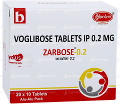 Zarbose 0.2 Tablet 10 Zarbose 0.2 Tablet 10