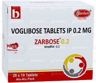 Zarbose 0.2 Tablet 10