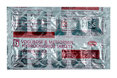 Zarbose M 500/0.3 MG Tablet 10