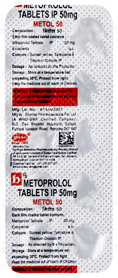 Metol 50 Tablet 10 Metol 50 Tablet 10