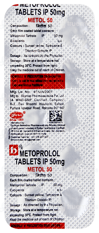 Metol 50 Tablet 10