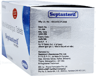 Septasteril Tablet 10