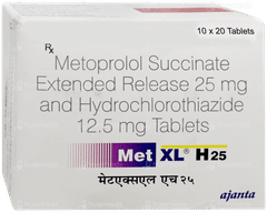 Met Xl H 25 Tablet 20 Met Xl H 25 Tablet 20
